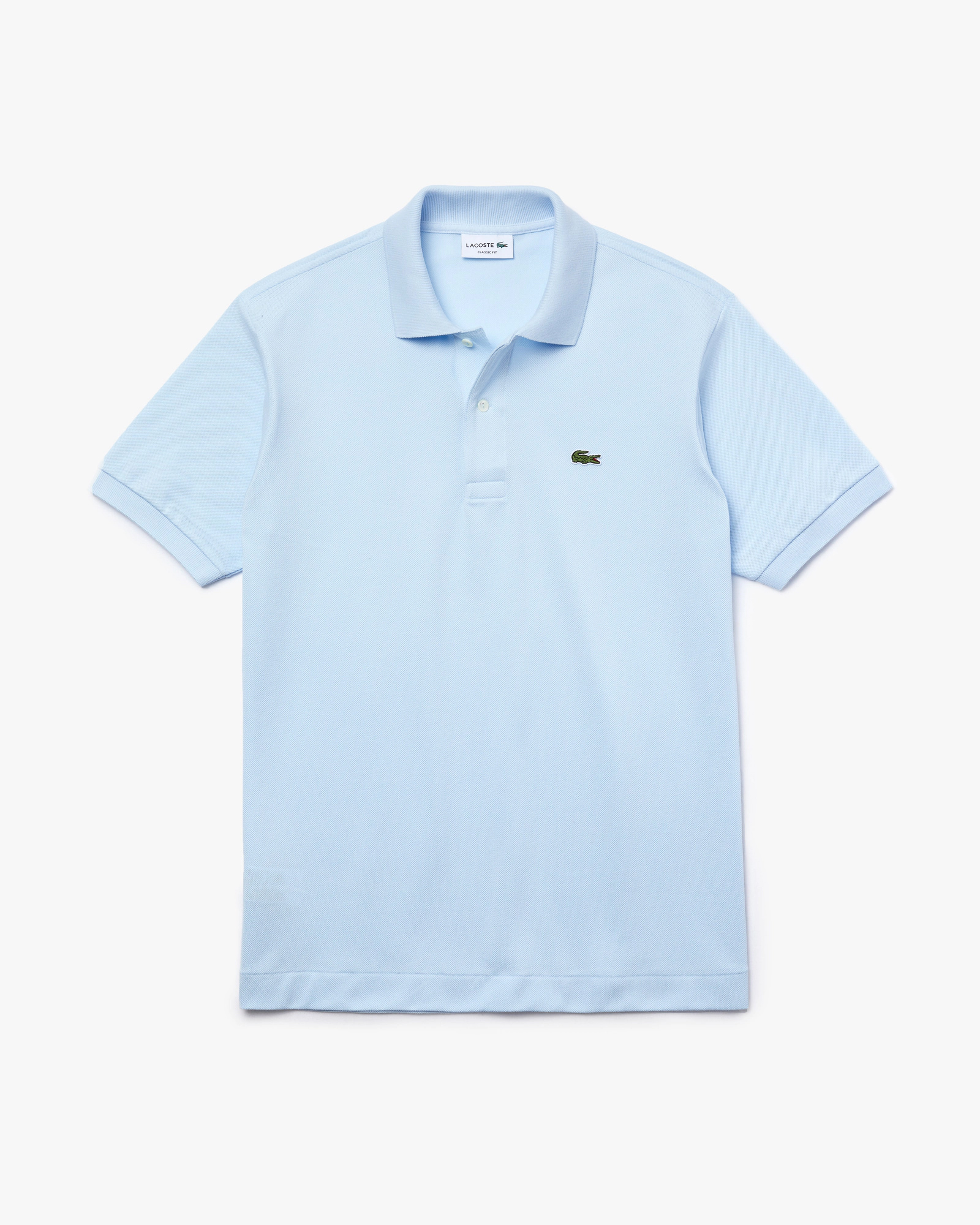 Polo azzurra classic fit L.12.12 in petit piqué