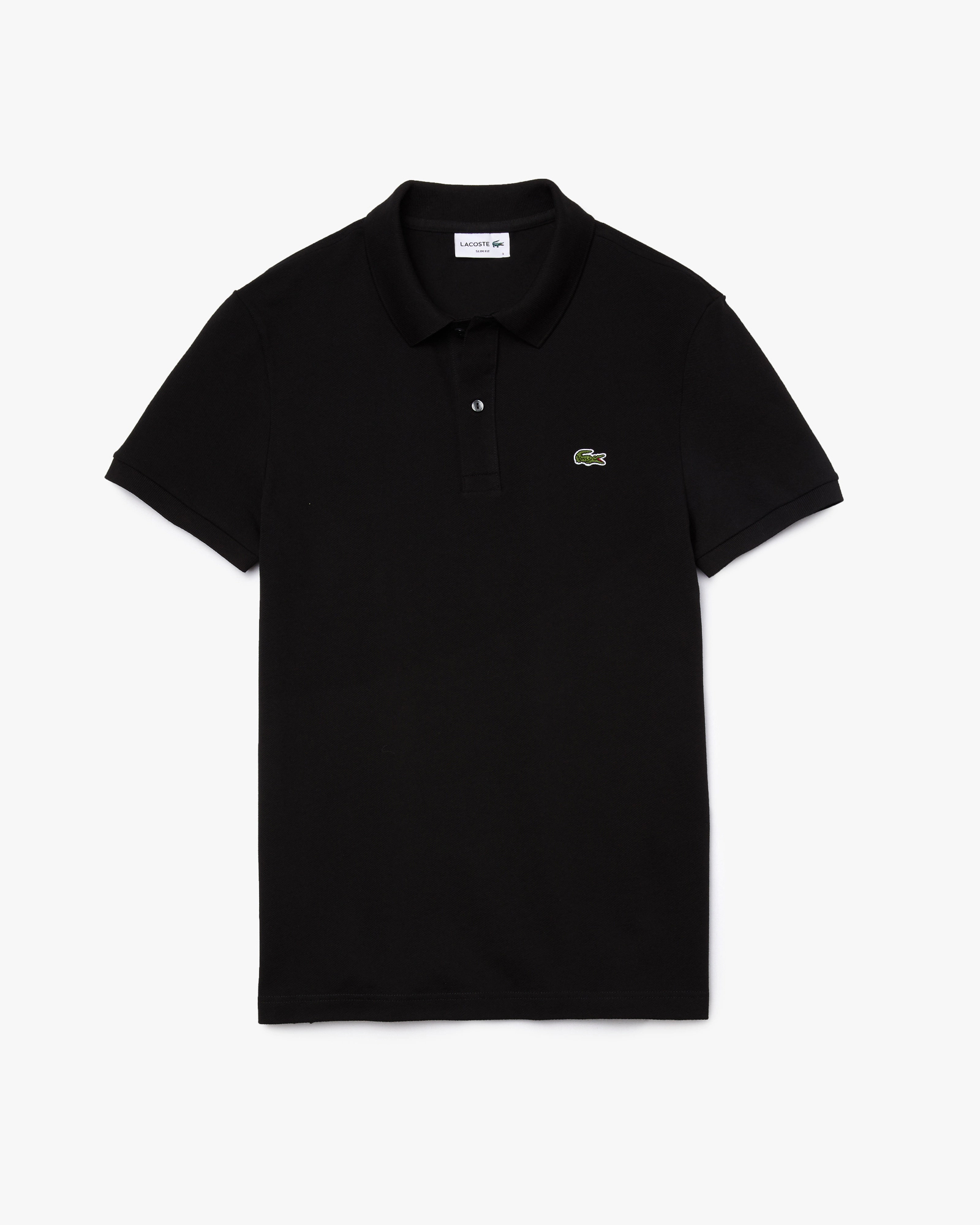 Polo nera slim fit PH4012 in petit pique