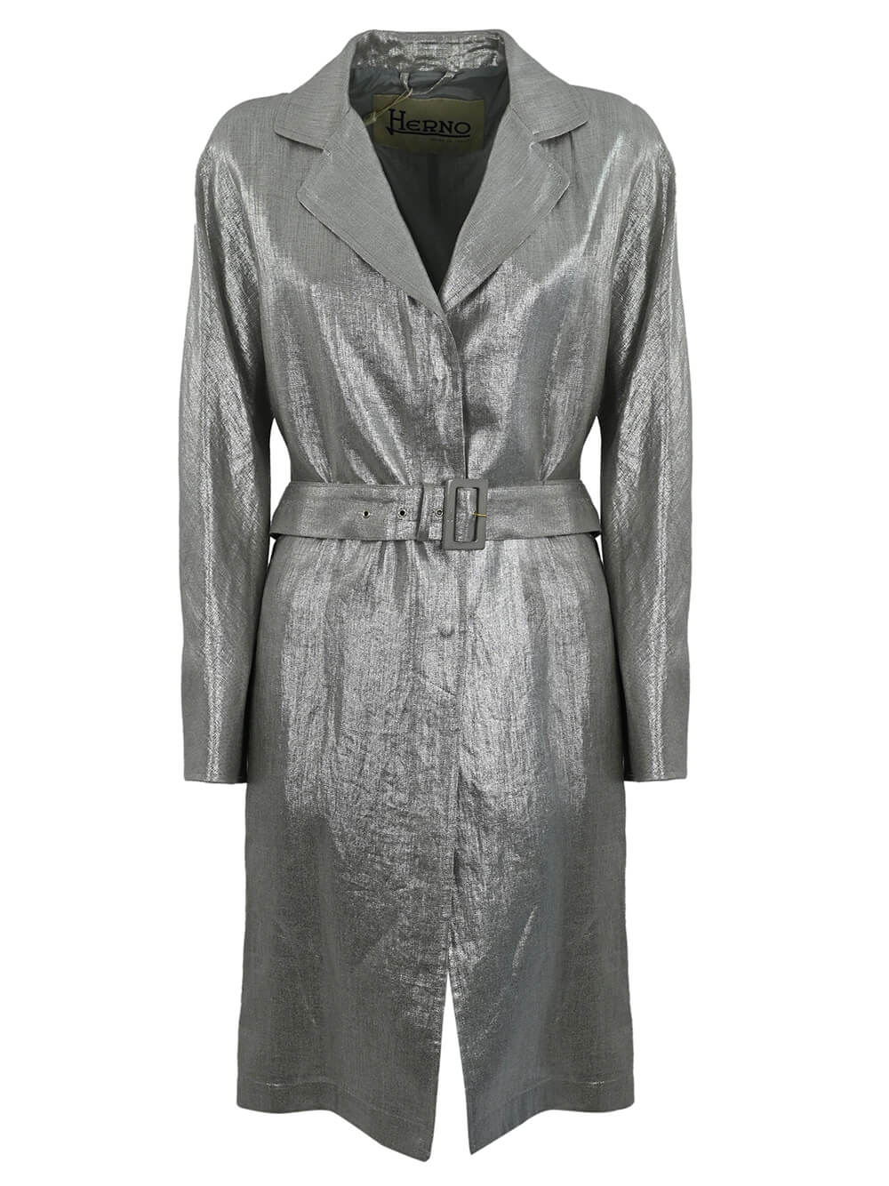 Cappotto con cintura