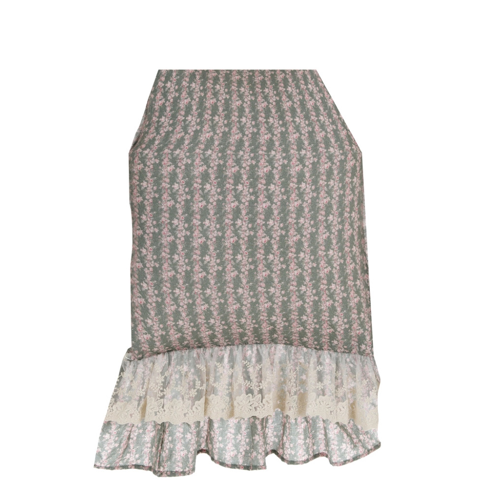 Runner con Gala 50x150 Verde Amicizia Fiorita Blanc Mariclò