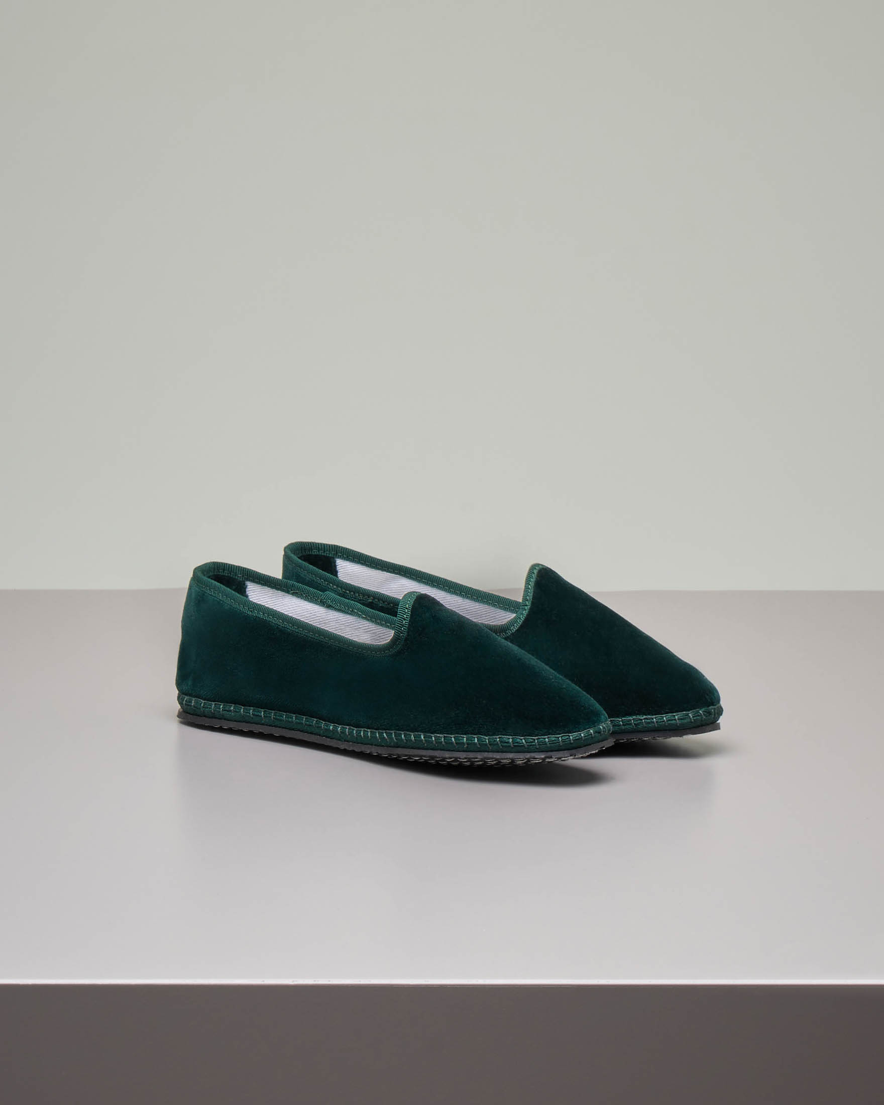 Scarpe on sale velluto verde