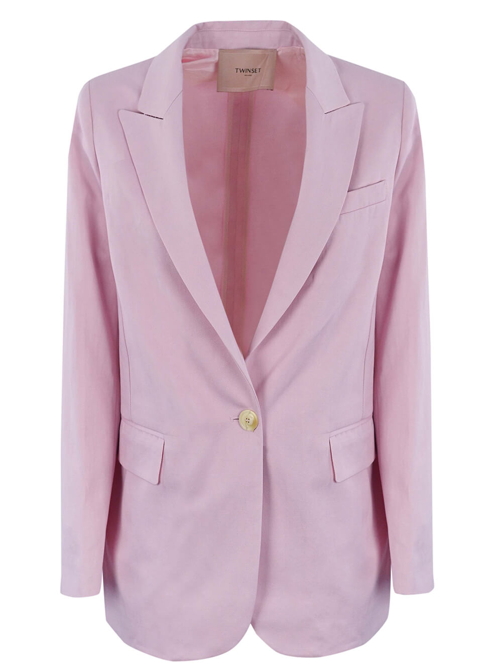 Giacca blazer in raso opaco