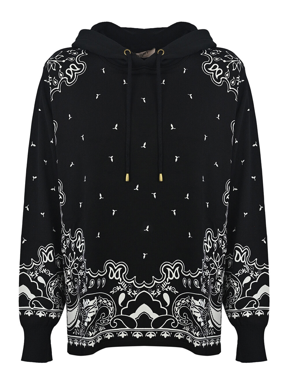 Maglia asimmetrica con stampa bandana