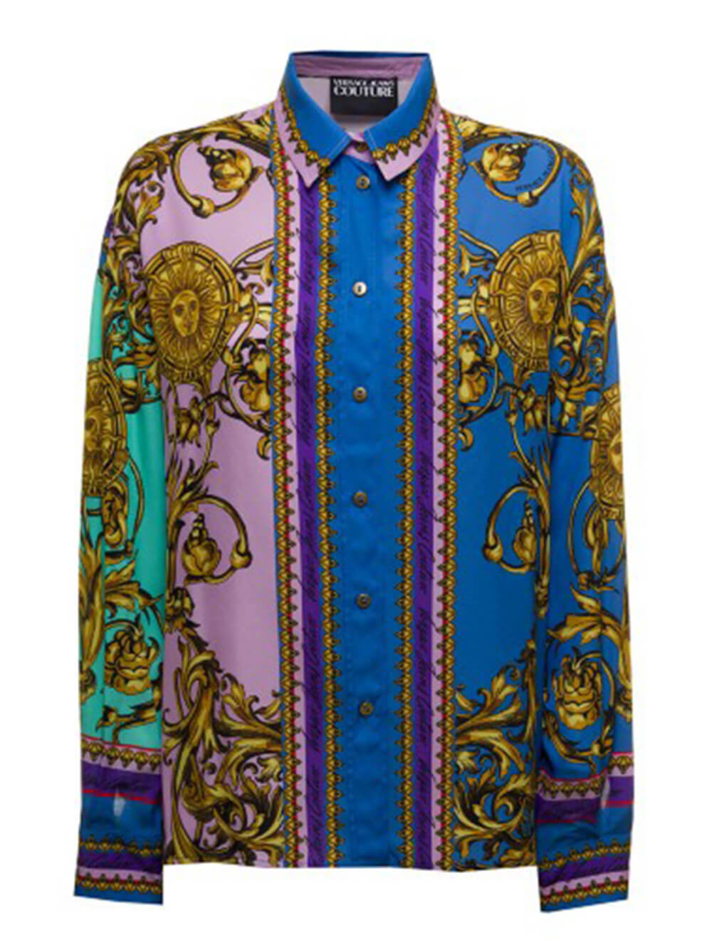 Camicia con stampa barocca