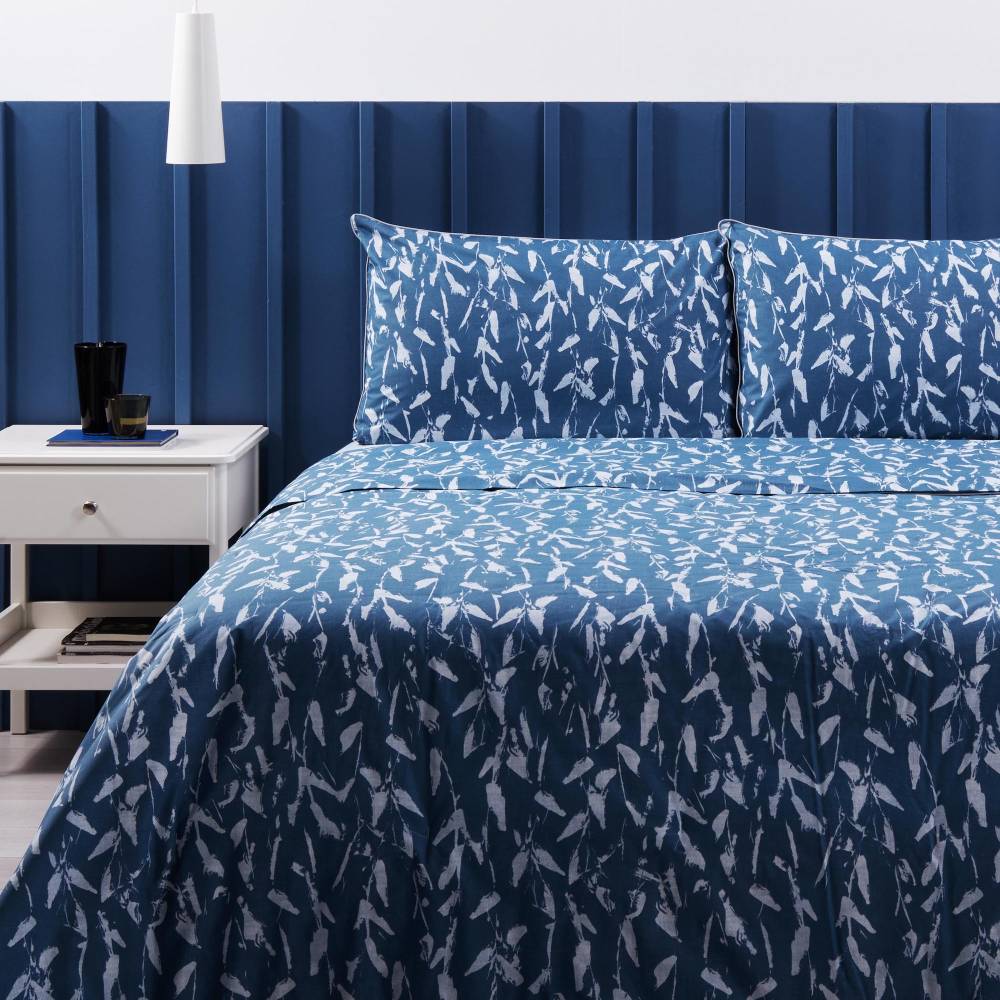 Zucchi - Completo letto matrimoniale Grace Blu