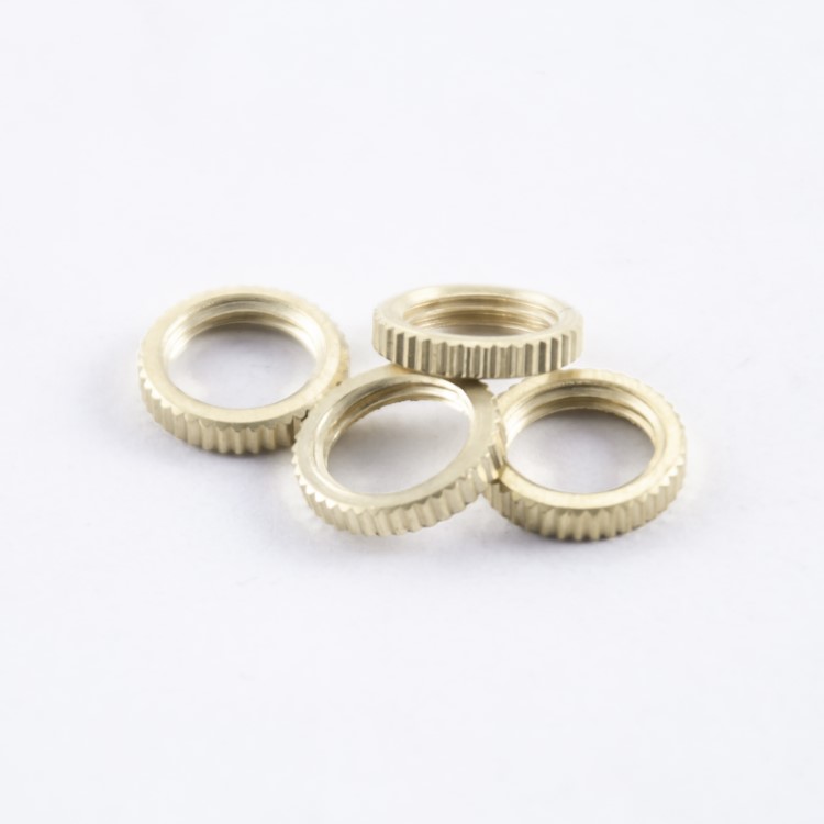 Perline ad anello in ottone grezzo - Italia