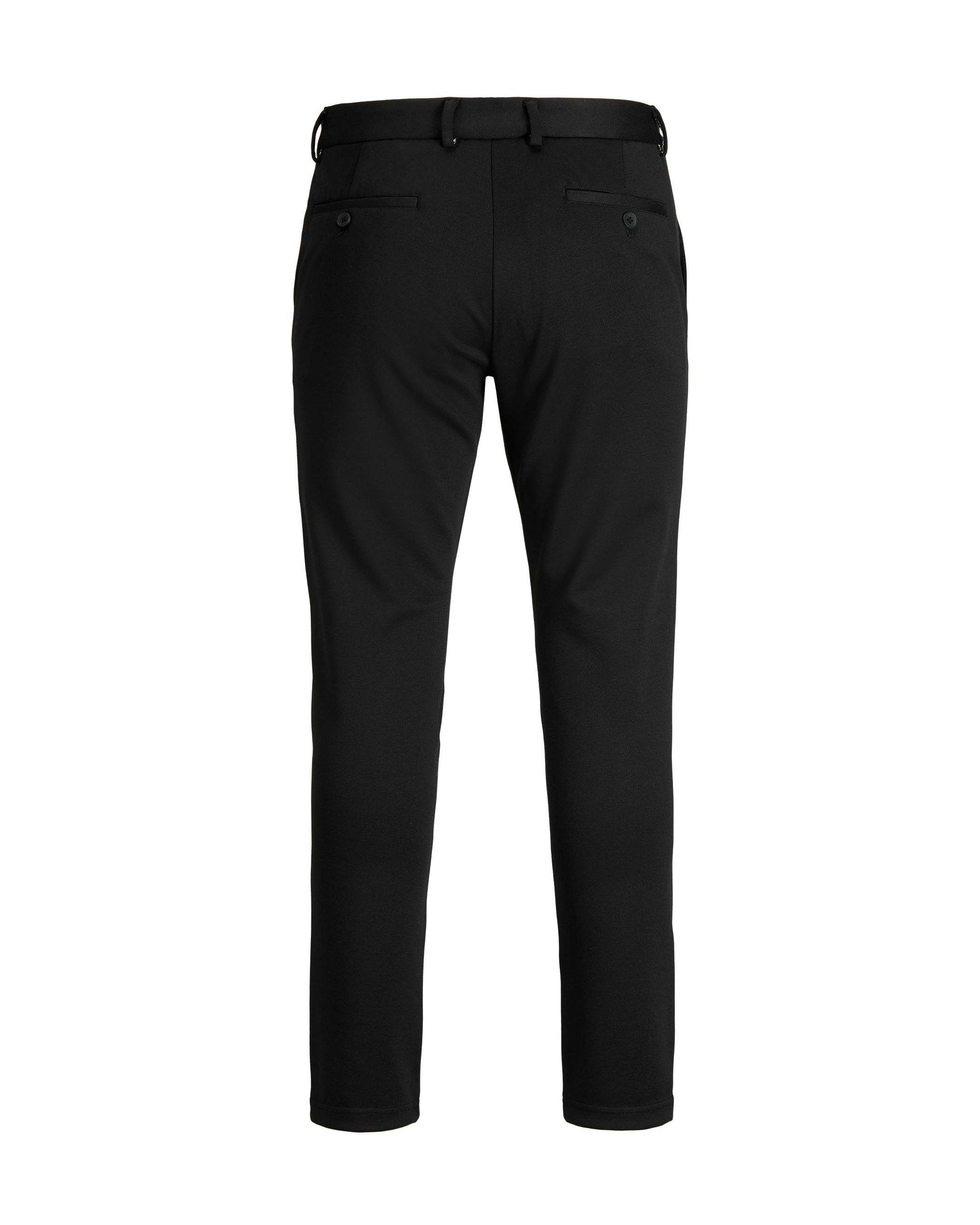 Pantalone chino nero in jersey