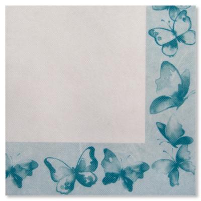 20 TOVAGLIOLI 33x33 2V FARFALLE VERDE