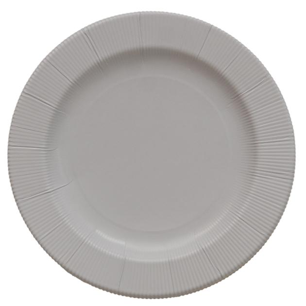 EX.TRA. PLASTIC FREE - 8 PIATTI GRANDI RIGHE Ø 27 BLEU DOUCEUR