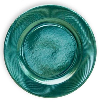 4 SOTTOPIATTO RIGHE Ø 32,4 ACQUAMARINA