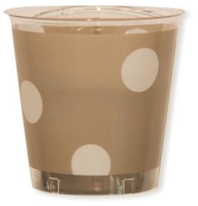 10 BICCHIERI KRISTALL cc.300 POIS ORO 