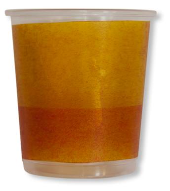 8 BICCHIERE PPL CC 250 BICOLOR GIALLO 