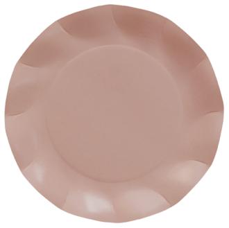 EX.TRA. PLASTIC FREE - 8 PIATTI GRANDI Ø 27 ROSE DOUCEUR