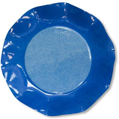 8 PIATTI PICCOLI Ø 21 BICOLOR BLU