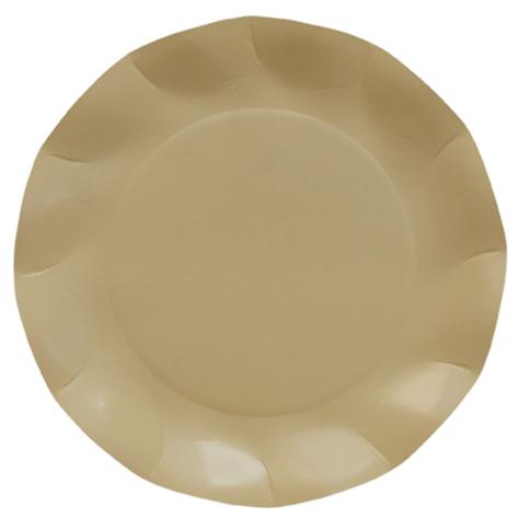 EX.TRA. PLASTIC FREE - 8 PIATTI PICCOLI Ø 21 CREME