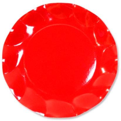 8 PIATTI PICCOLI Ø 21 ROSSO