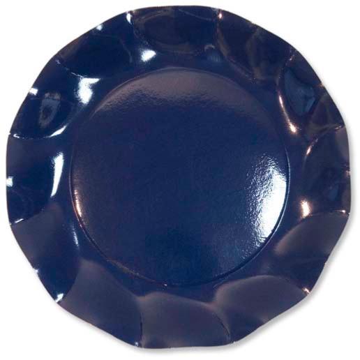 8 PIATTI PICCOLI Ø 21 BLU