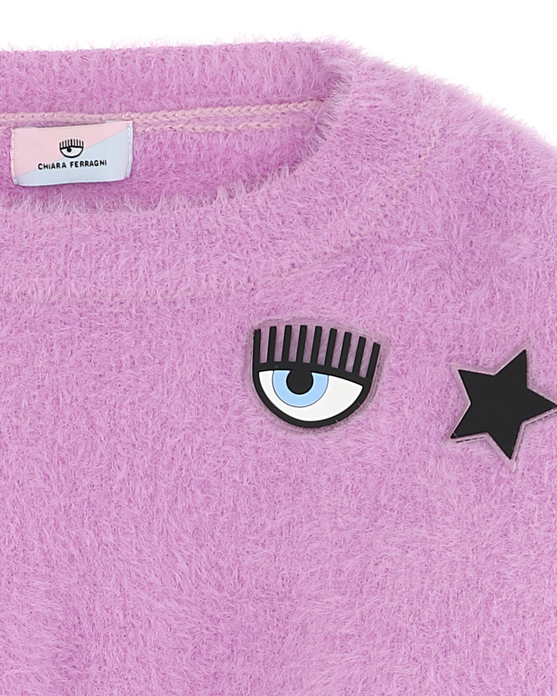 SOALLURE MAGLIA PELUCHE GIROCOLLO