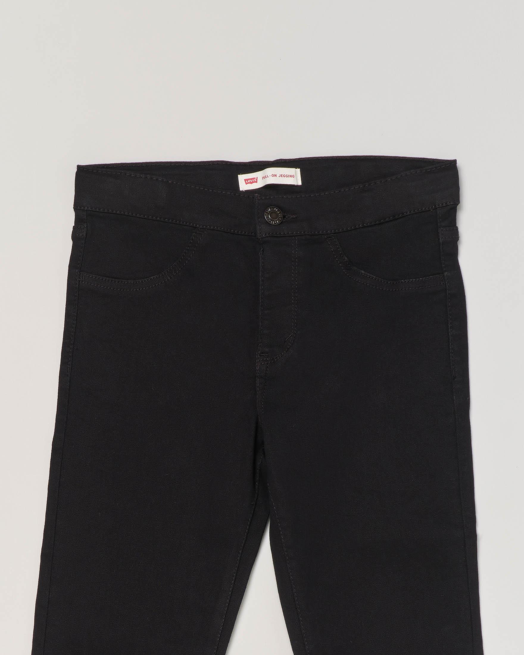 Jeggins nero in cotone stretch 10-16 anni