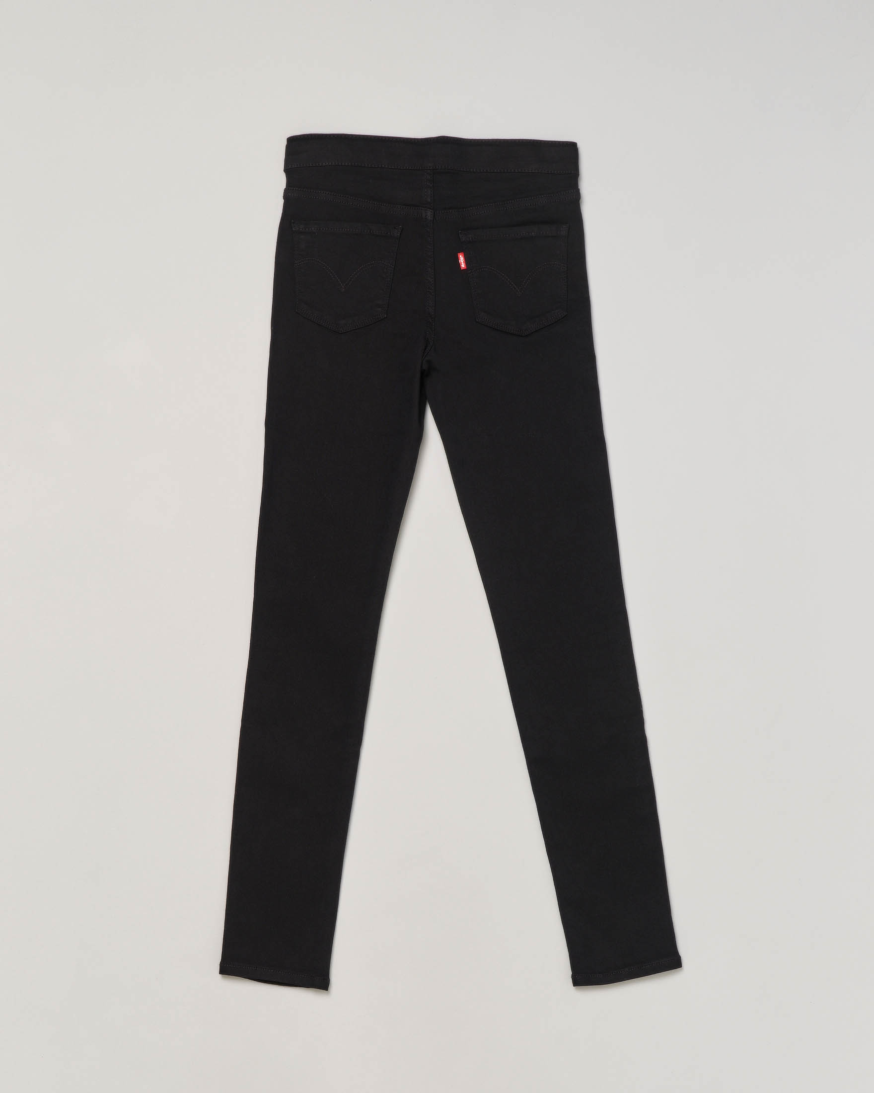Jeggins nero in cotone stretch 10-16 anni