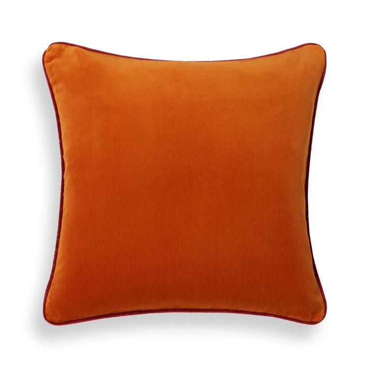 Grindstore Cuscino Divertente 'Oh For Fox Sake' | Cuscino Quadrato 40x40 Cm, Colore Arancione, Simpatica Idea Regalo Per Amici E Parenti