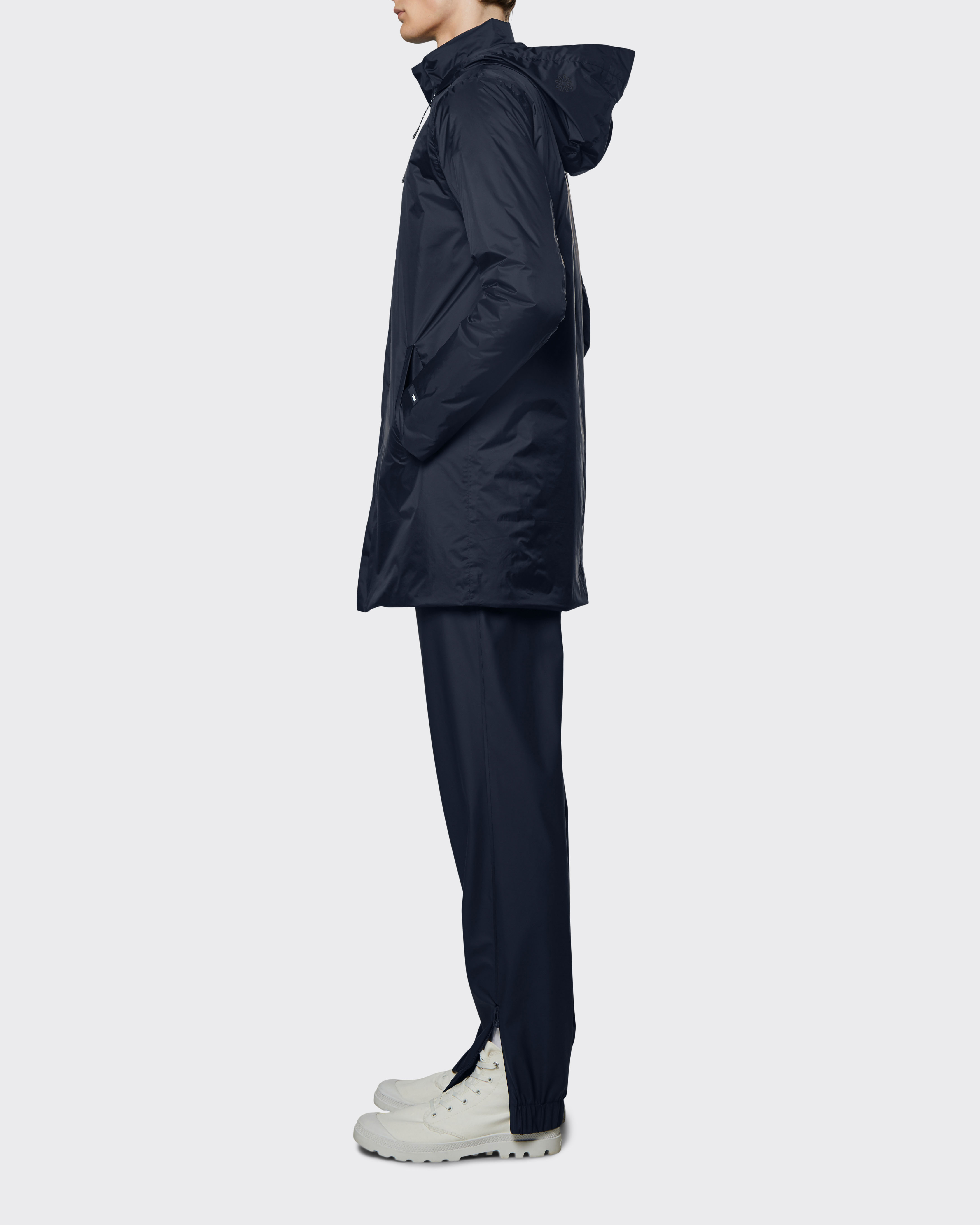 Impermeabile Niagara Blu XL - Cappotto Con Cappuccio E Aerazione