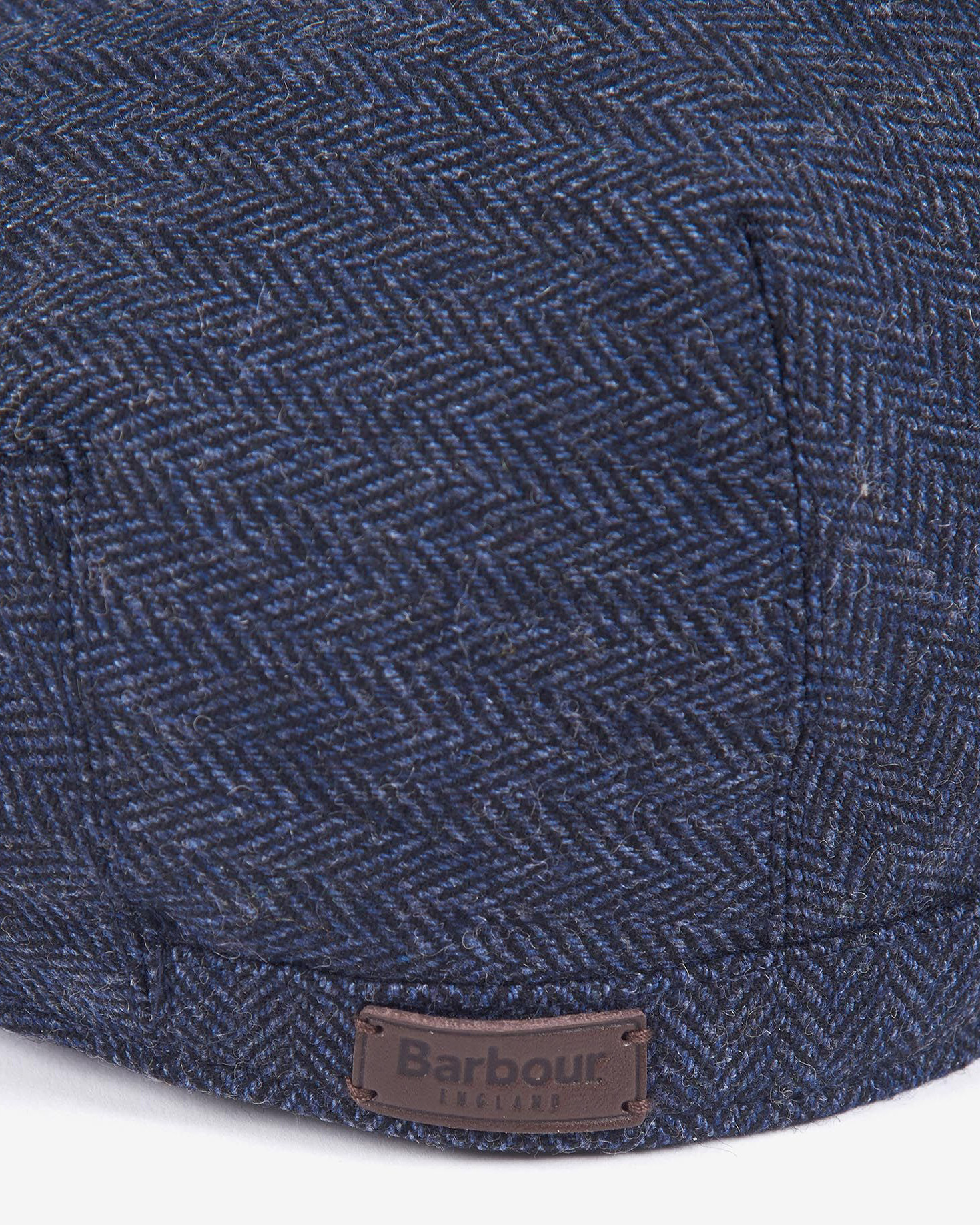 Coppola Barbour in lana con fantasia spinata blu image