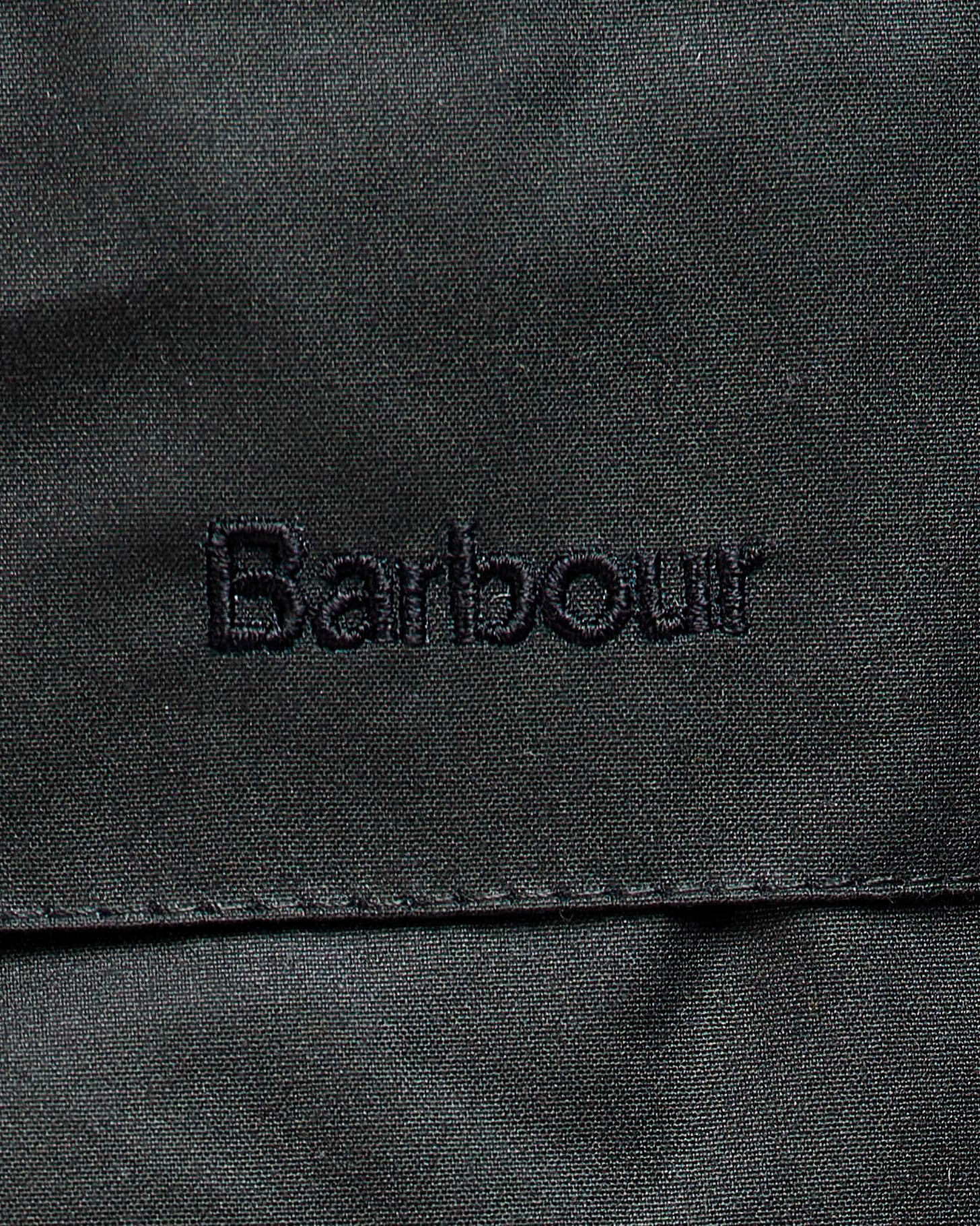 Barbour Reelin Waxed Cotton verde scuro