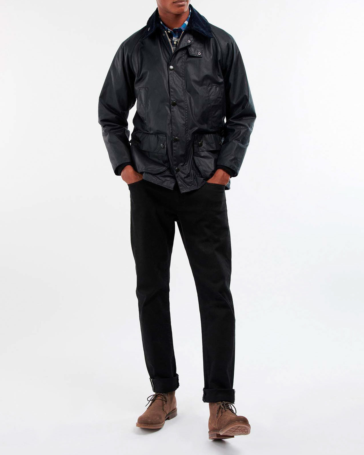 Giacca Barbour Bedale Wax blu