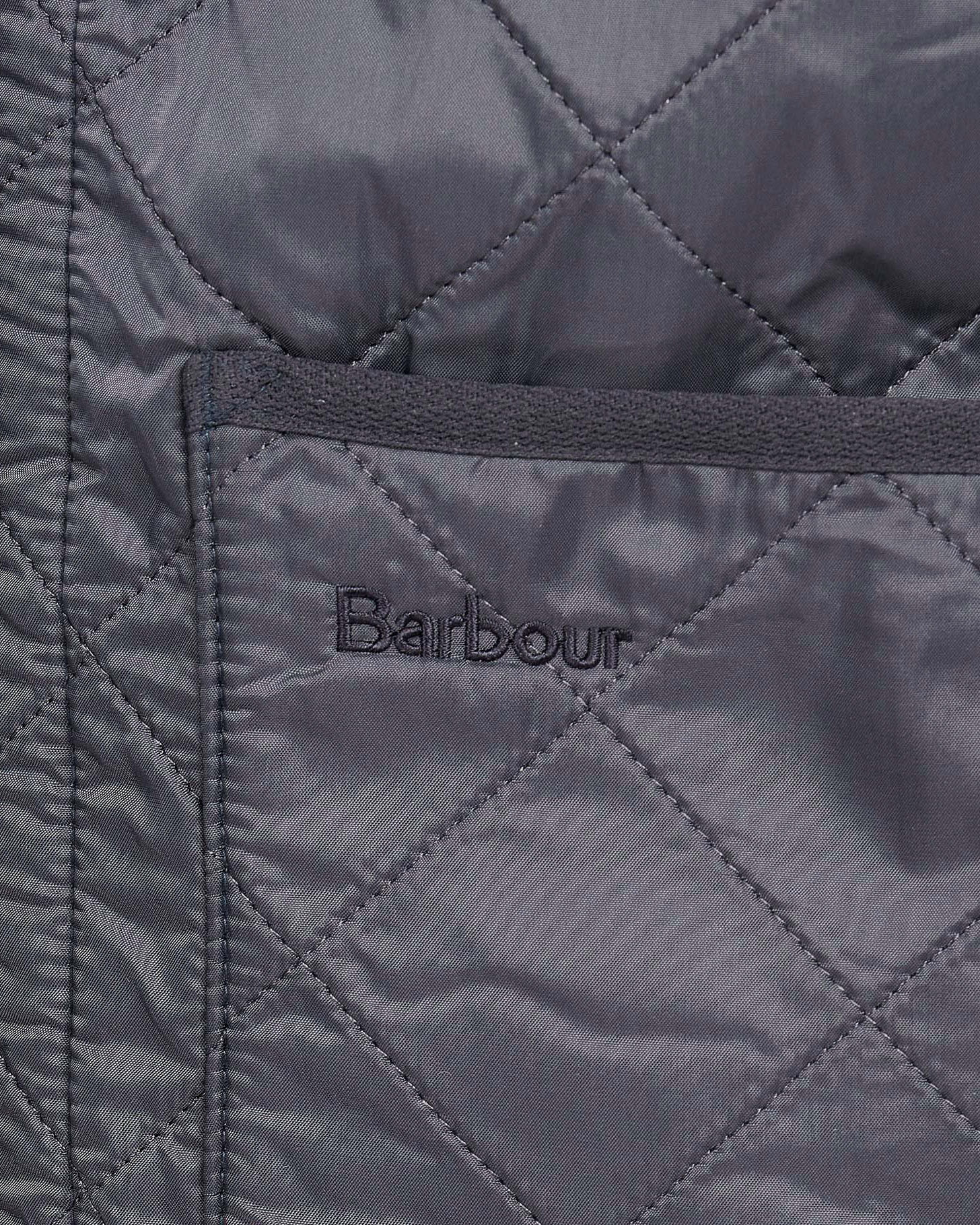 Gilet interno Barbour Polar Quilt blu trapuntato a rombi