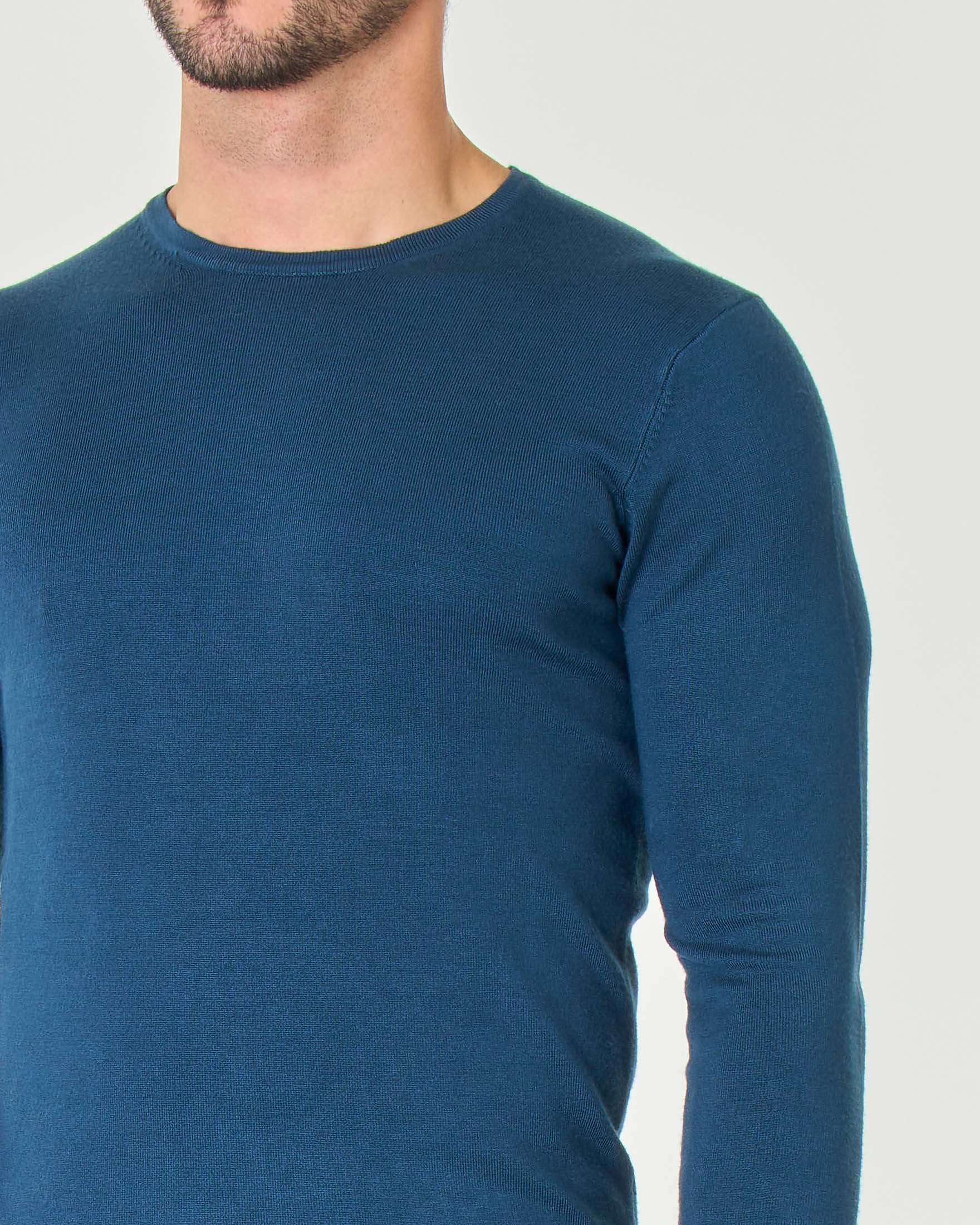 Maglia girocollo Paul Baker blu avio tinta unita image