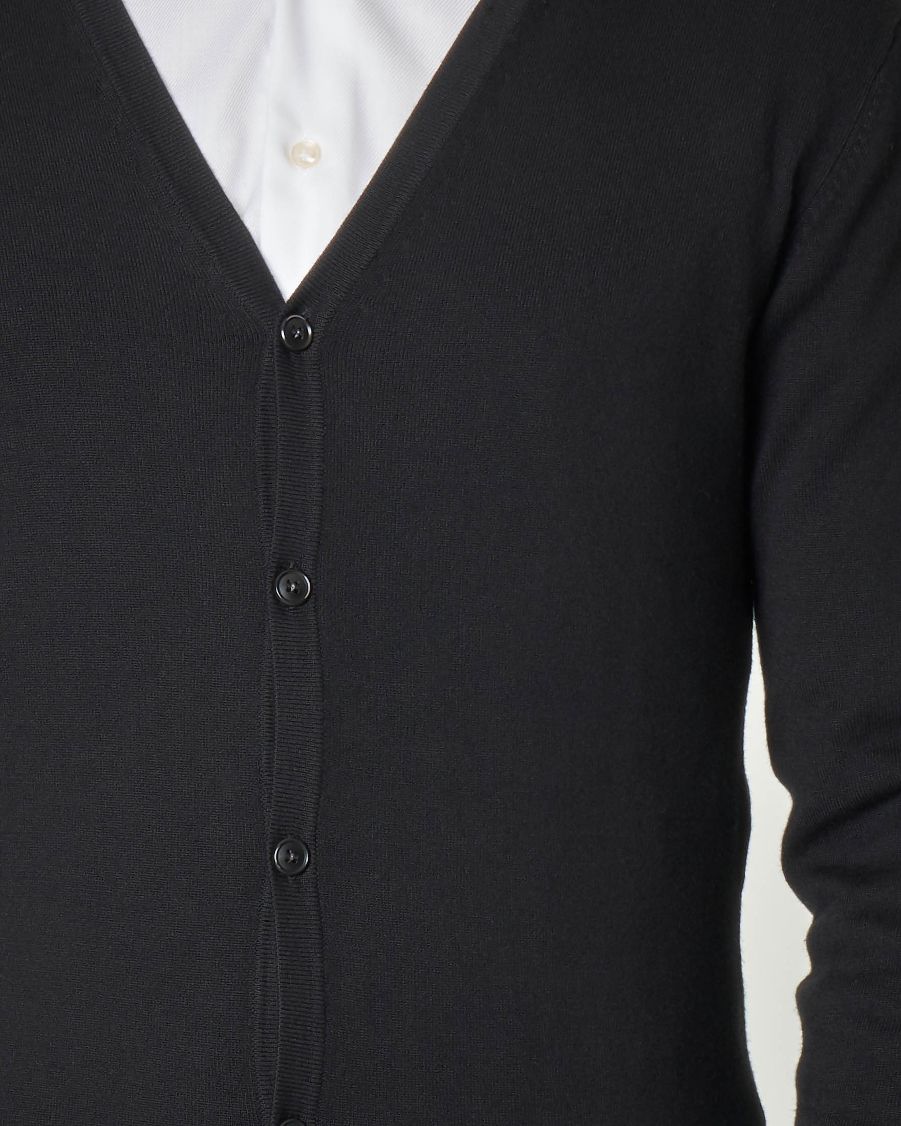 Cardigan Paul Baker nero in viscosa