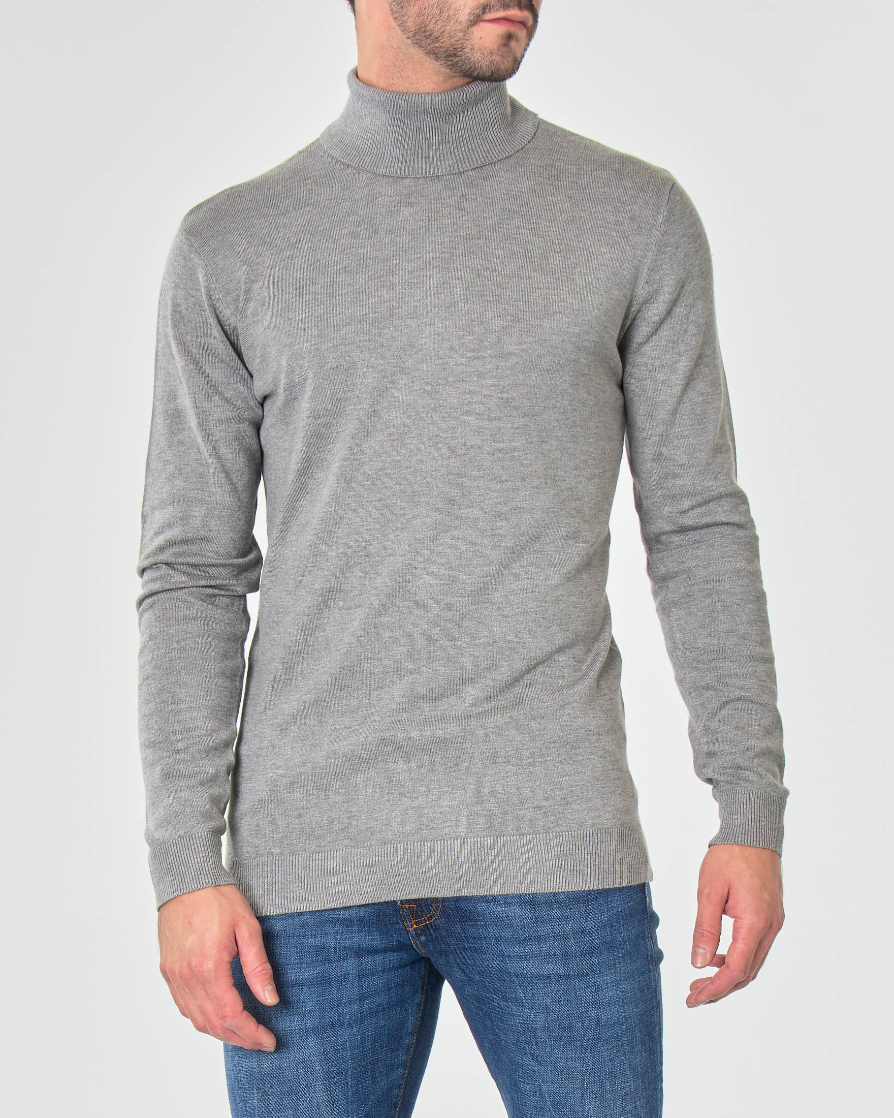 Dolcevita Paul Baker grigio chiaro tinta unita