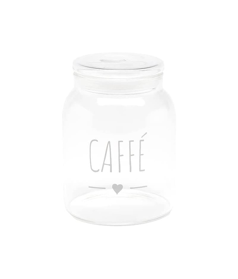 Barattolo Caffè in Vetro Borosilicato 1300 ml.  Nuvole di Stoffa