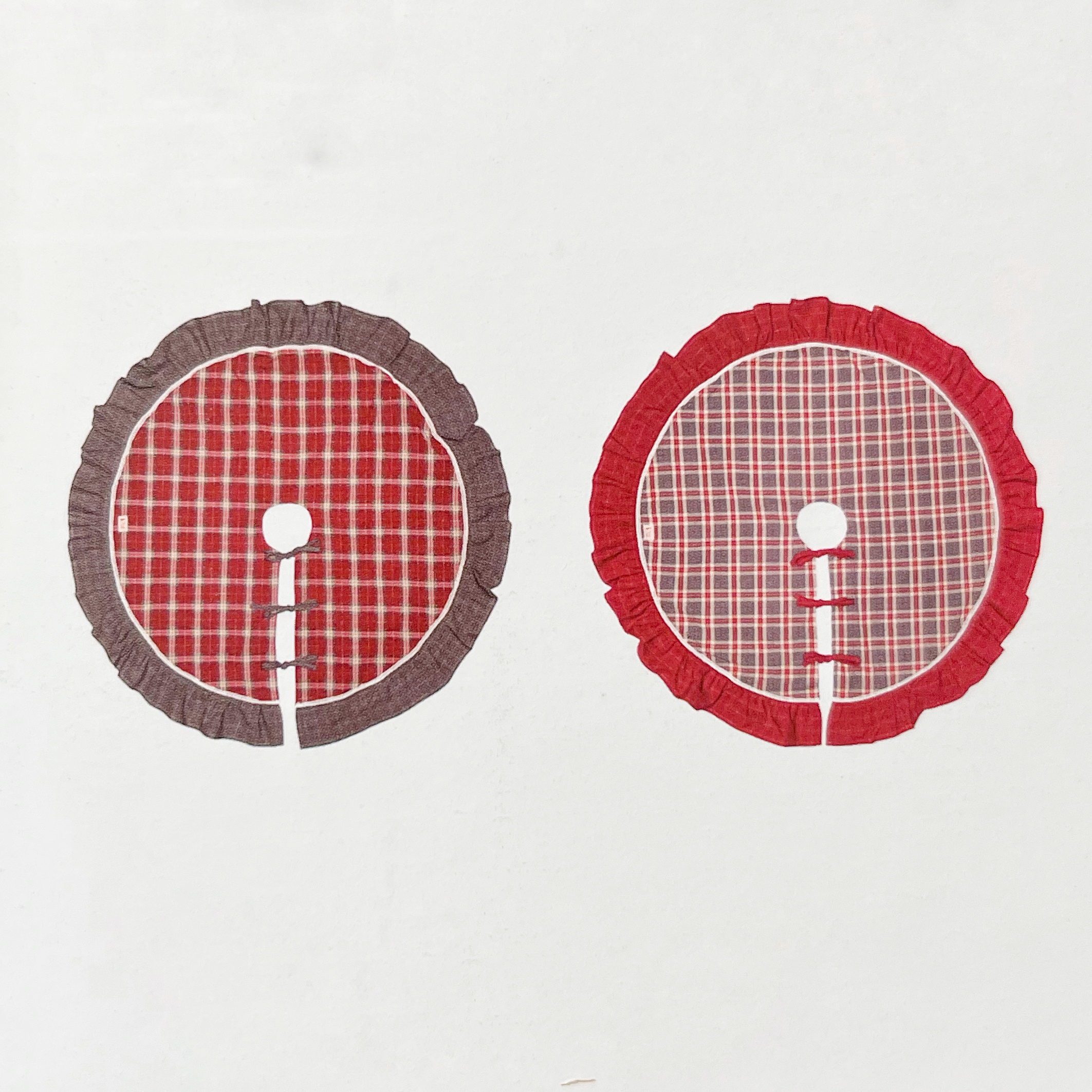 Base per Albero di Natale d.120 Nuvole di Stoffa