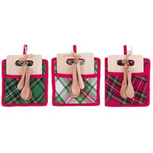 Presina 20x20 con Tagliere e Mestolini Set 3 pz. 3A Madison Avenue Blanc Mariclò