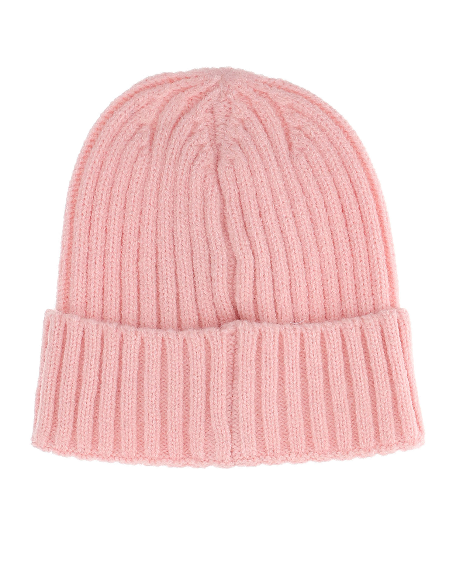 Berretto rosa a coste con risvolto e patch logo eyestar S-L image