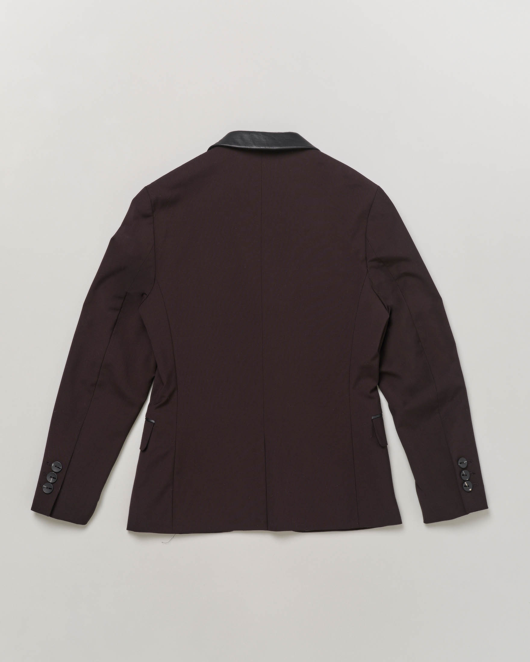 Blazer nero con dettagli in ecopelle 12-16 anni