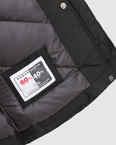 Arctic Parka Woolrich nero con pelliccia racoon staccabile