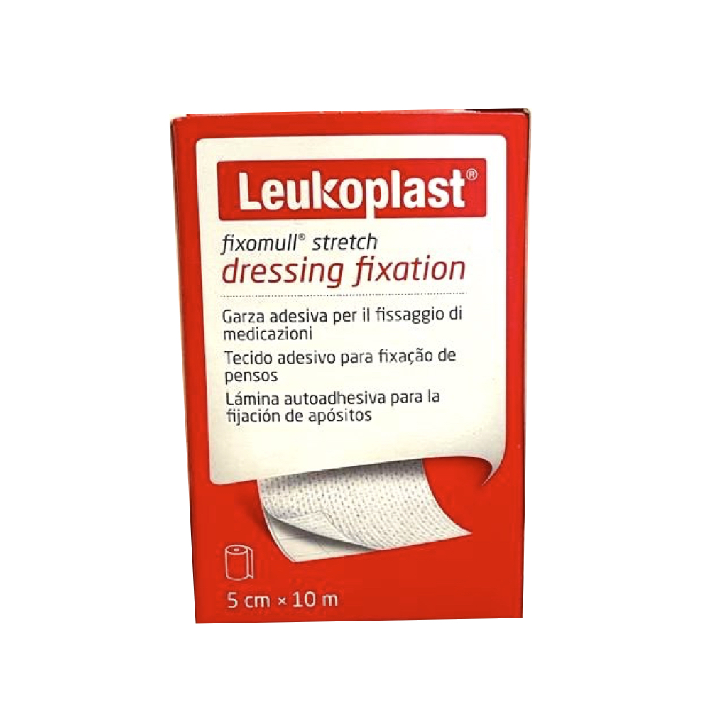 LEUKOPLAST - Fixomull Stretch - Garza Autoadesiva 5 Cm X 5 Metri