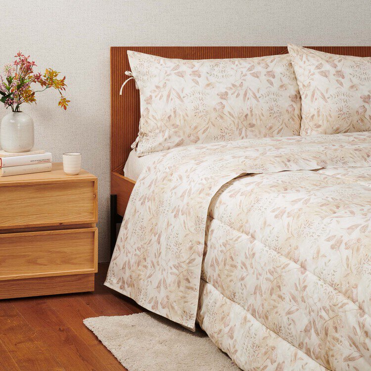 Scegli le Lenzuola Percalle ZUCCHI CIPRIA Romantico Floreale Beige bianco