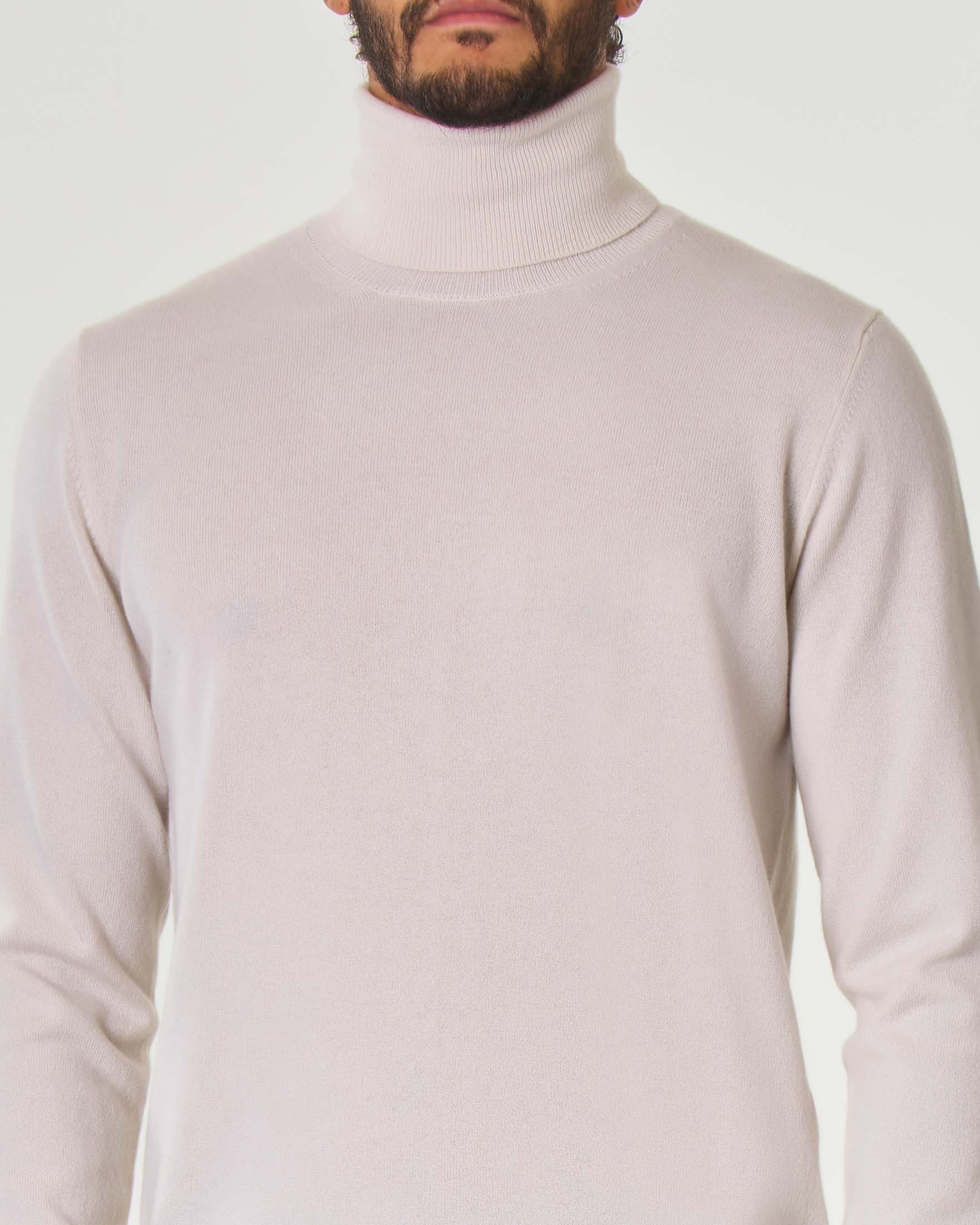 Dolcevita Pellizzari avorio in puro cachemire image