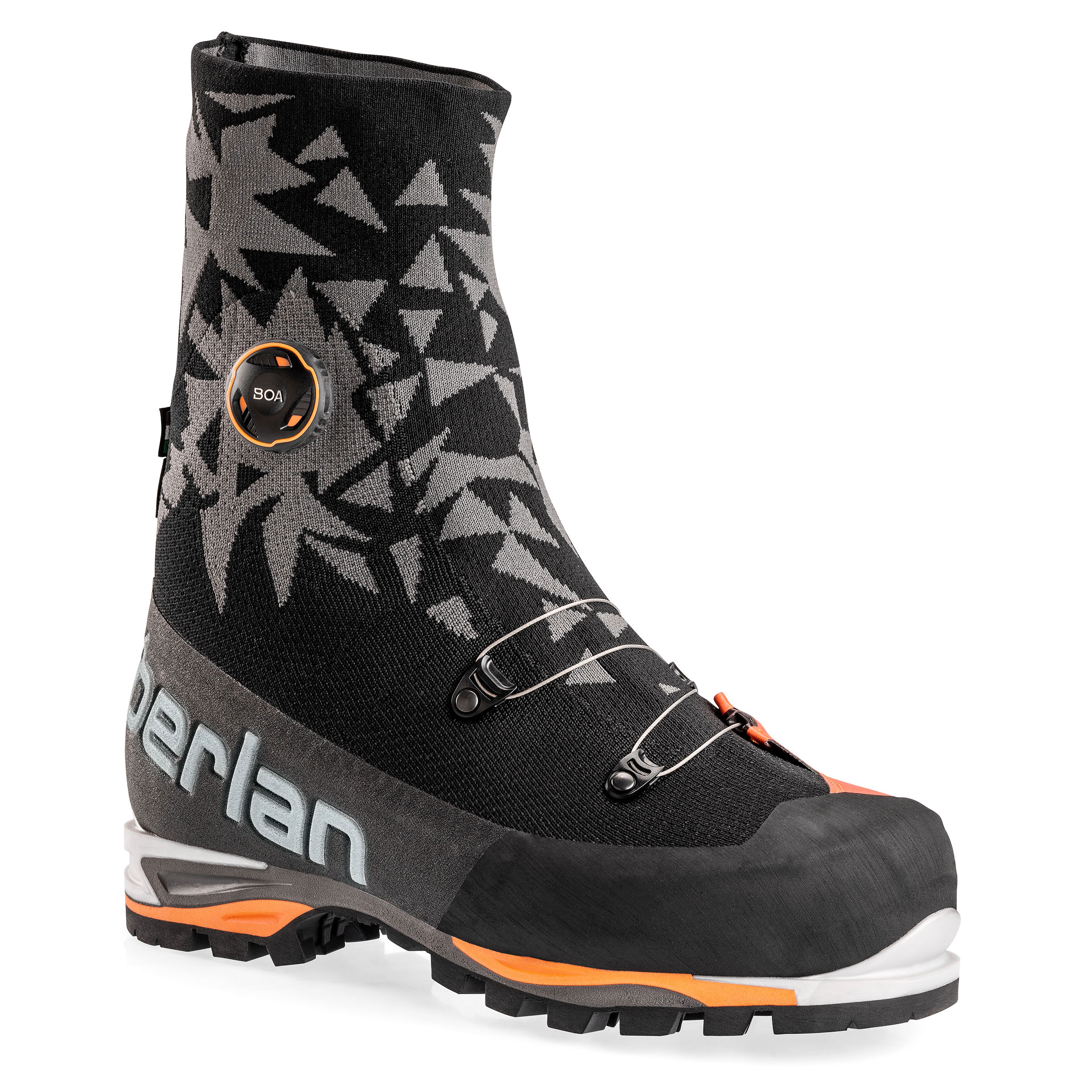 9000 ZARATHUSTRA GTX RR BOA RECCO Men's Mountaineering Boots BLACK/ORANGE