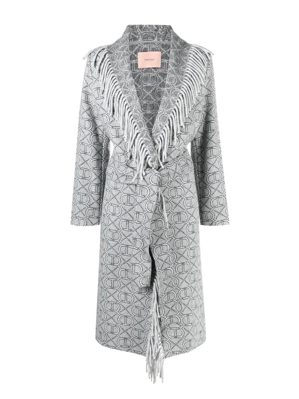 Cappotto jacquard