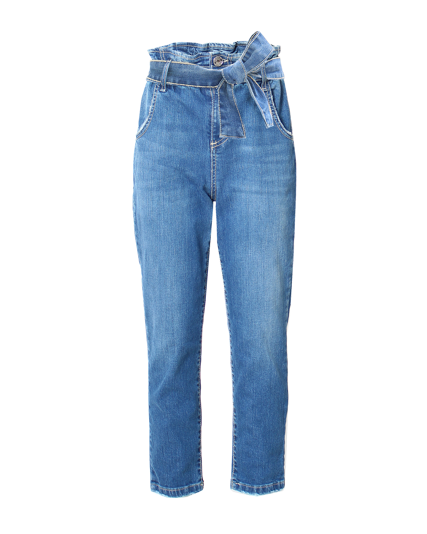 Jeans vita clearance alta con cintura