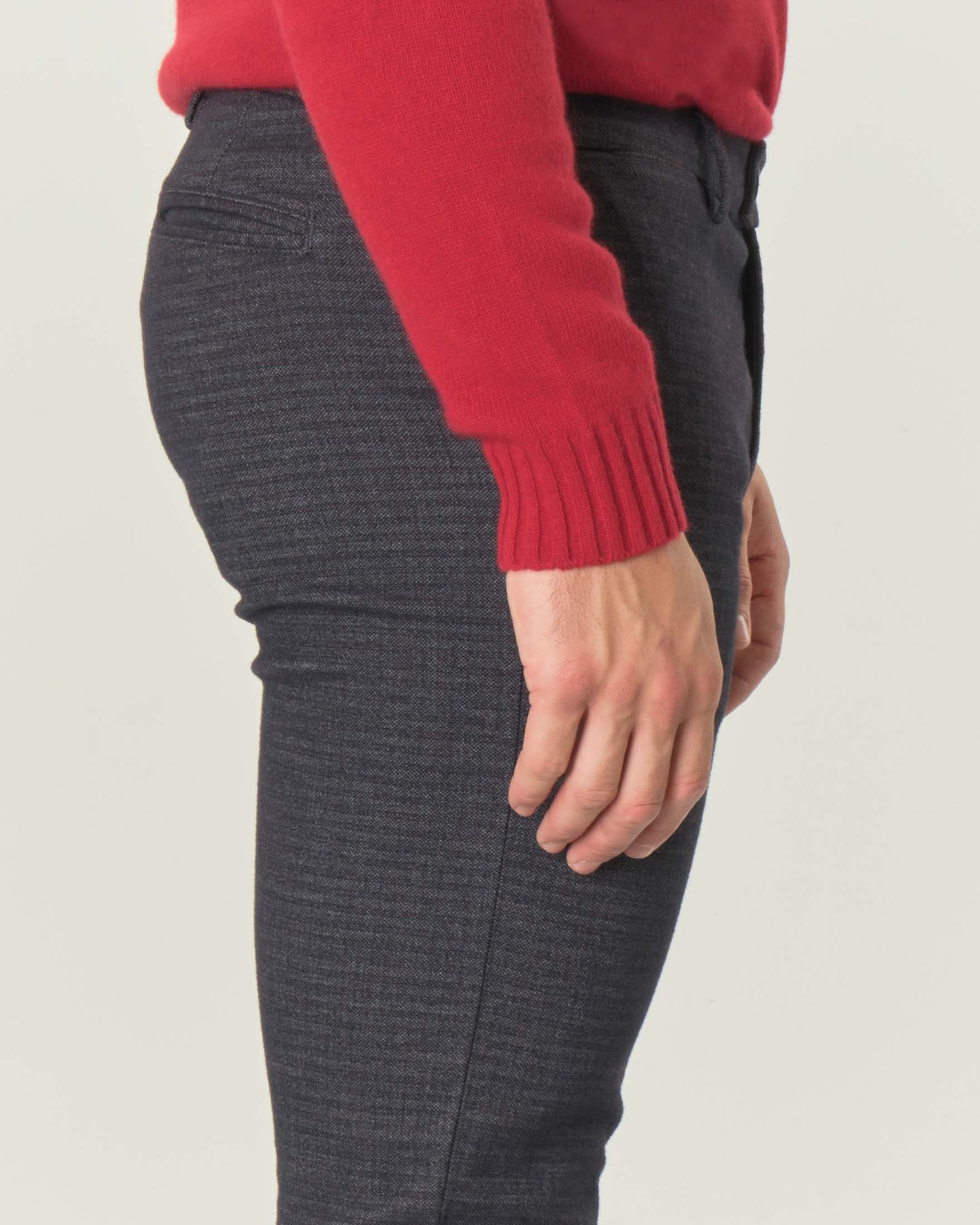 Pantaloni da pigiama a quadri, da uomo, a quadri, lunghi, da
