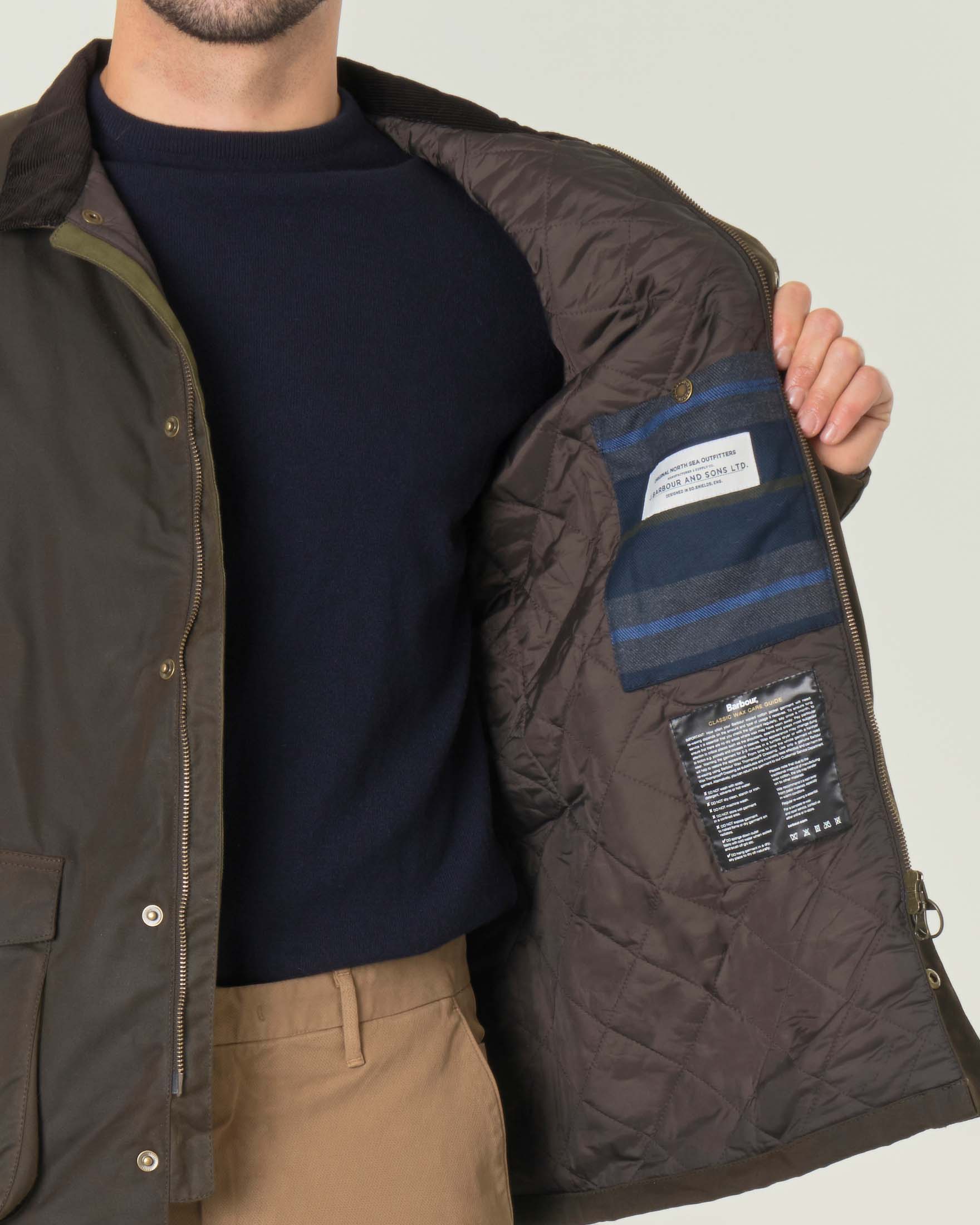 Barbour Leaward verde scuro