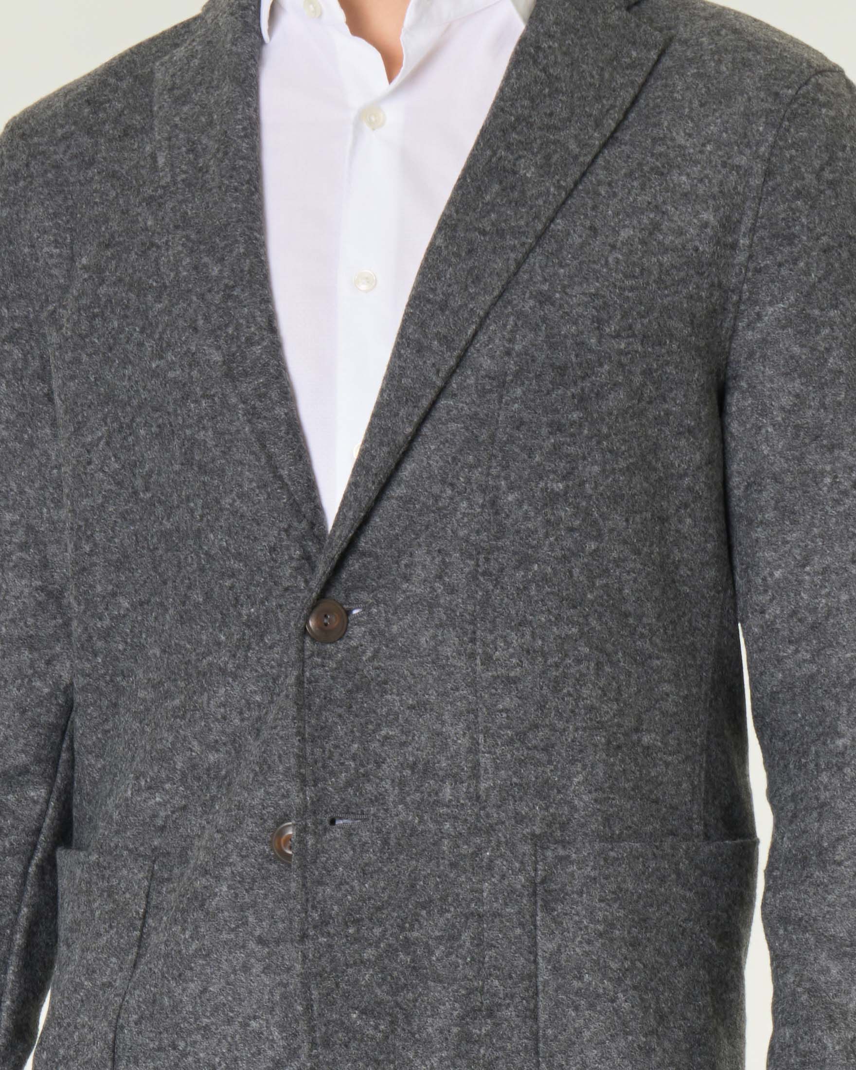 Giacca maglia Paul Baker grigia in misto lana image