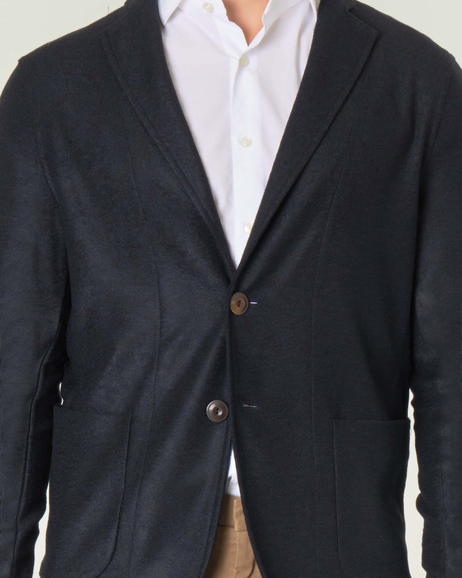 Giacca maglia Paul Baker blu in misto lana image