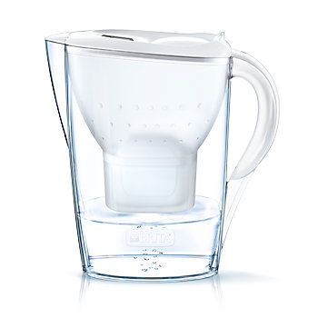 BRITA Caraffa in vetro blu (2,5L) + 1 cartuccia filtro MAXTRA PRO